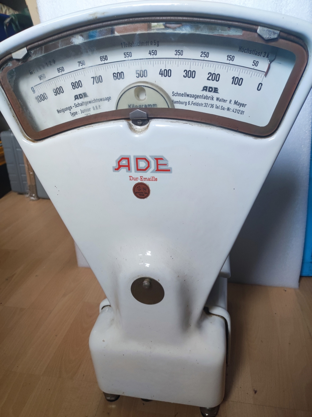 Dur Emaille ADE Emaille Verkaufswaage Substitution- Neigungswaage