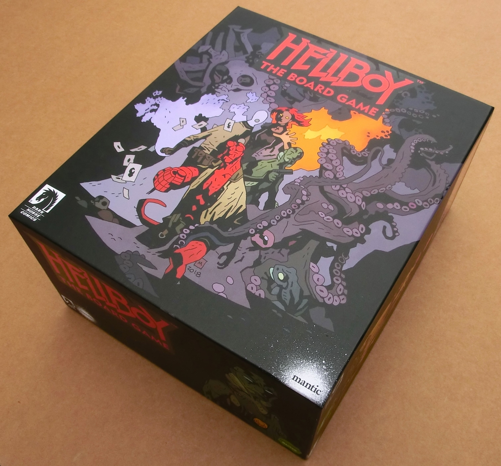 Brettspiel Hellboy: The Board Game und Hellboy Dice Game mit allen Erweiterungen, Stretchgoals