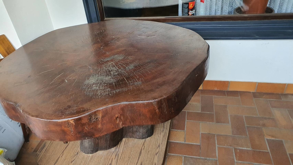 Unikat Massiver Großer Holztisch