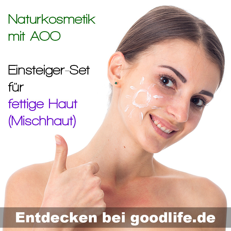 Naturkosmetik mit AOO  Saneo2 Set für fettige Haut