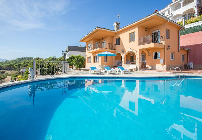 Spanien Ferienhaus in Blanes an der Costa Brava mit privatem Pool zu vermieten