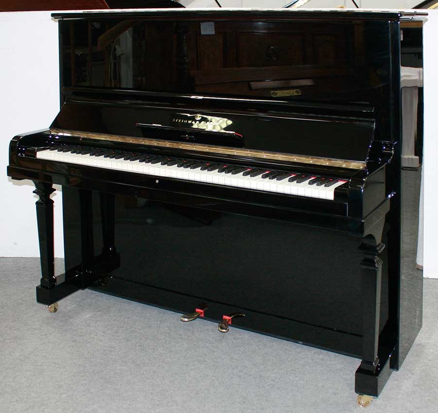 Klavier Steinway & Sons K-132, schwarz poliert, Nr. 195533, 5 Jahre Garantie