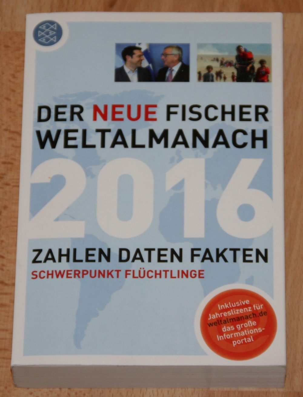NEU - Buch "Der neue Fischer Weltalmanach 2016" - TOP-Zustand !!