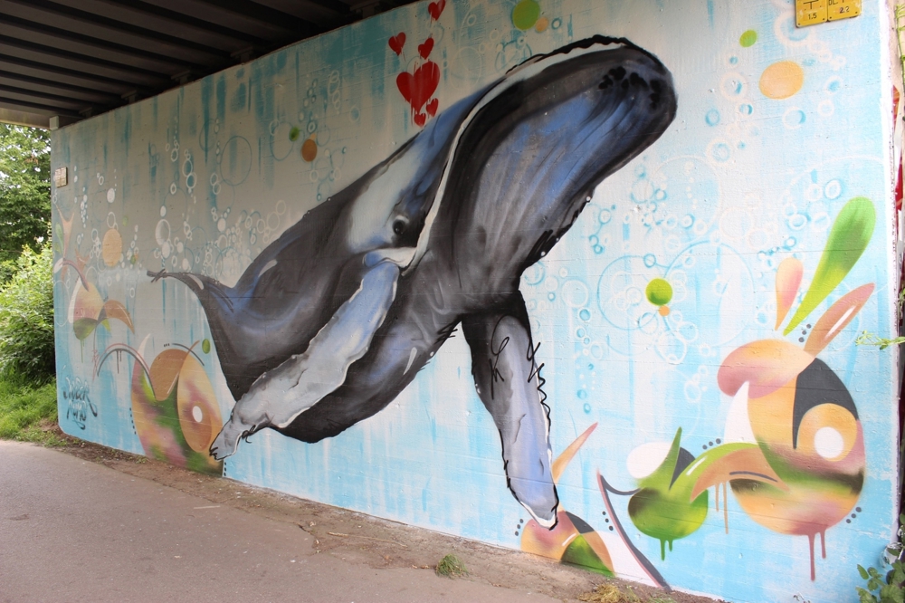 Graffiti Künstler Wandgestaltung Maler