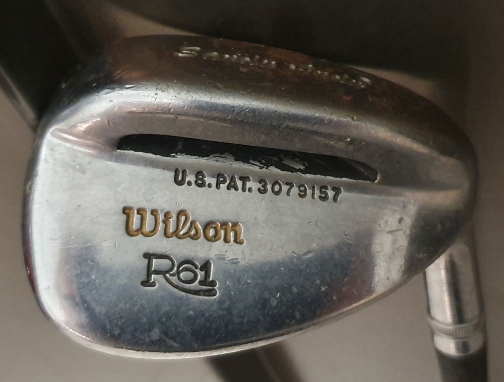 Golf Wilson Sandy Andy R61 U.S.PAT.3079157 Sand Wedge