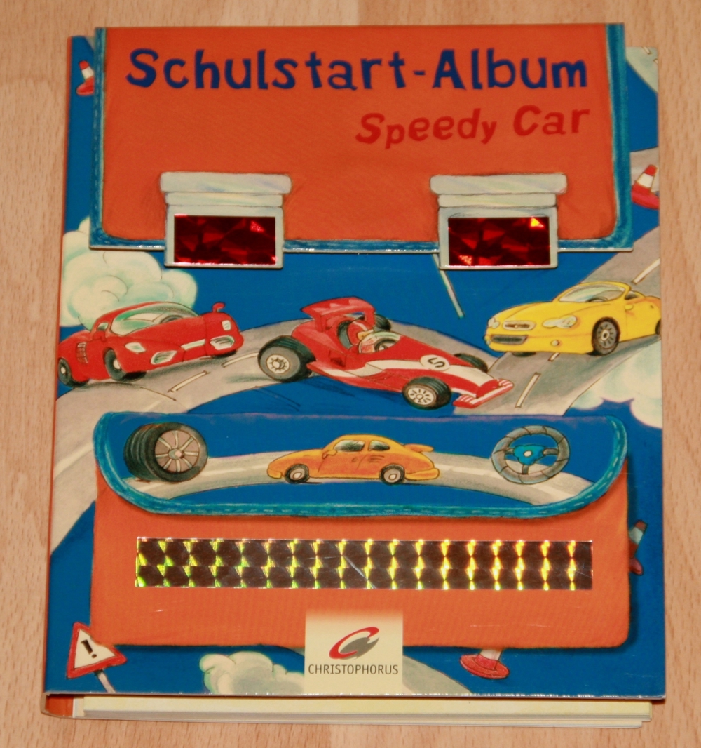 NEU - Schulstart-Album "Speedy Car" - für Erinnerungen - TOP !!!