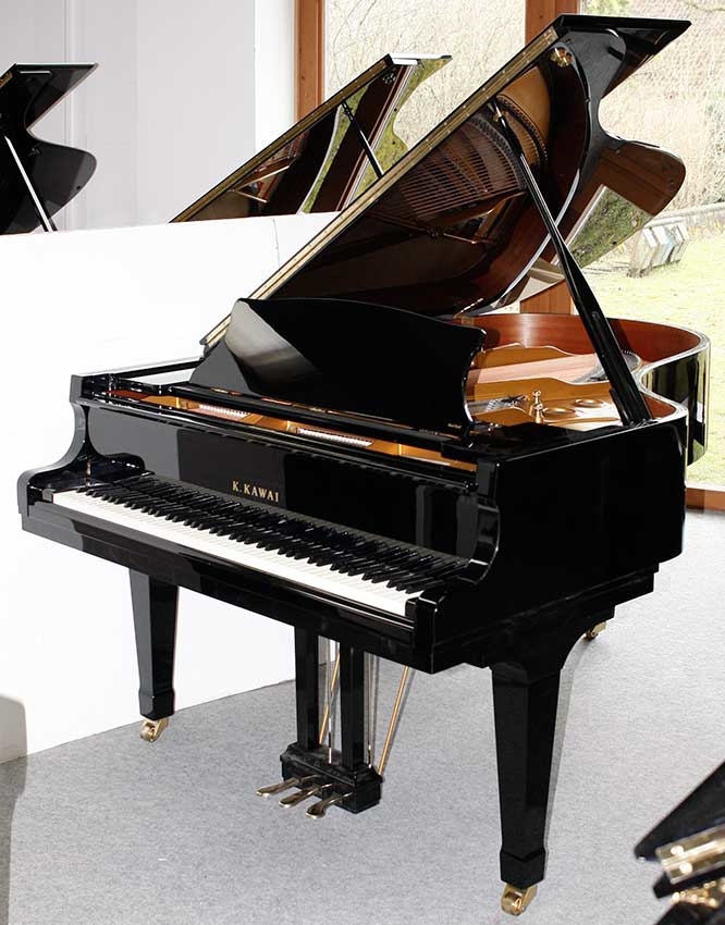 Flügel Klavier Kawai RX-5, schwarz poliert, 197 cm, Nr. 2600493