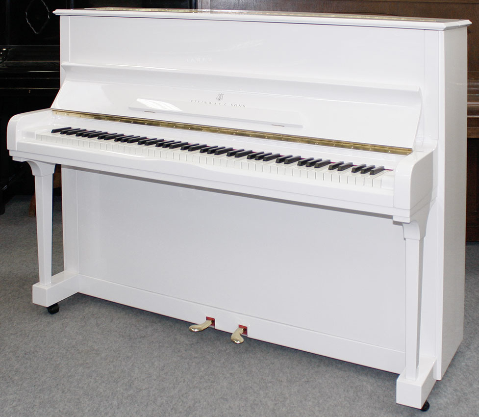 Klavier Steinway & Sons Z-114, weiß poliert, Nr. 302285, 5 Jahre Garantie