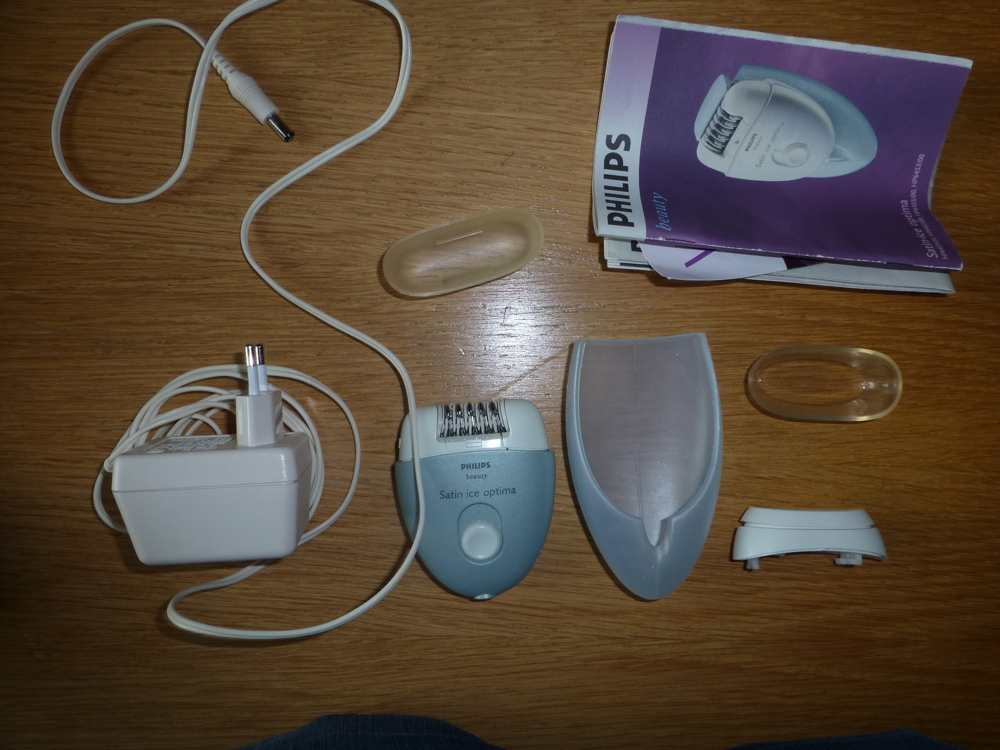 Ersatzteilsammlung für Epiliergerät Philips Satin ice optima