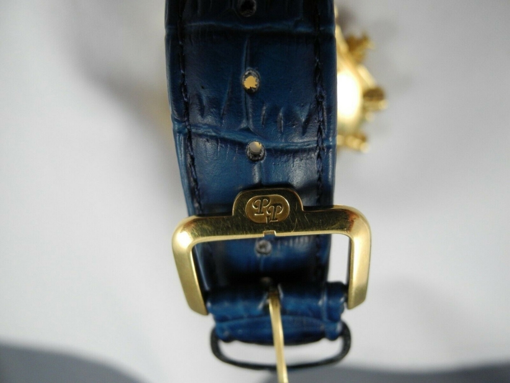 Paul Picot Le Chronographe 750er Gelbgold Gold Automatic Uhr 18 K