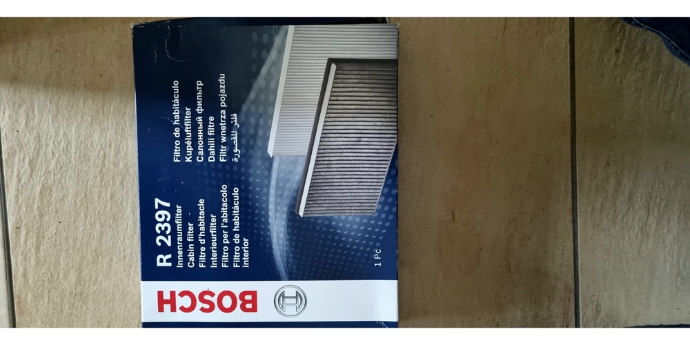 Bosch Innenraumfilter R 2397 für Audi, Skoda, Seat