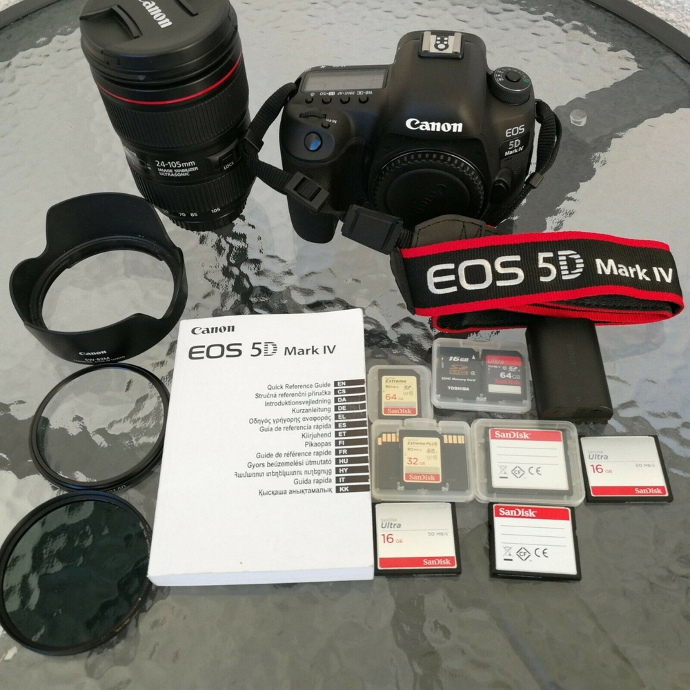 Canon EOS 5D Mark IV Digitalkamera wie neu wenig Auslöser