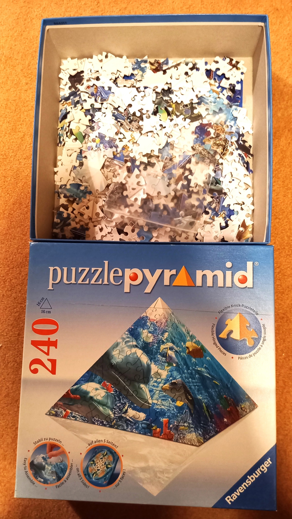 Ravensburger puzzlepyramid Unterwasserwelt
