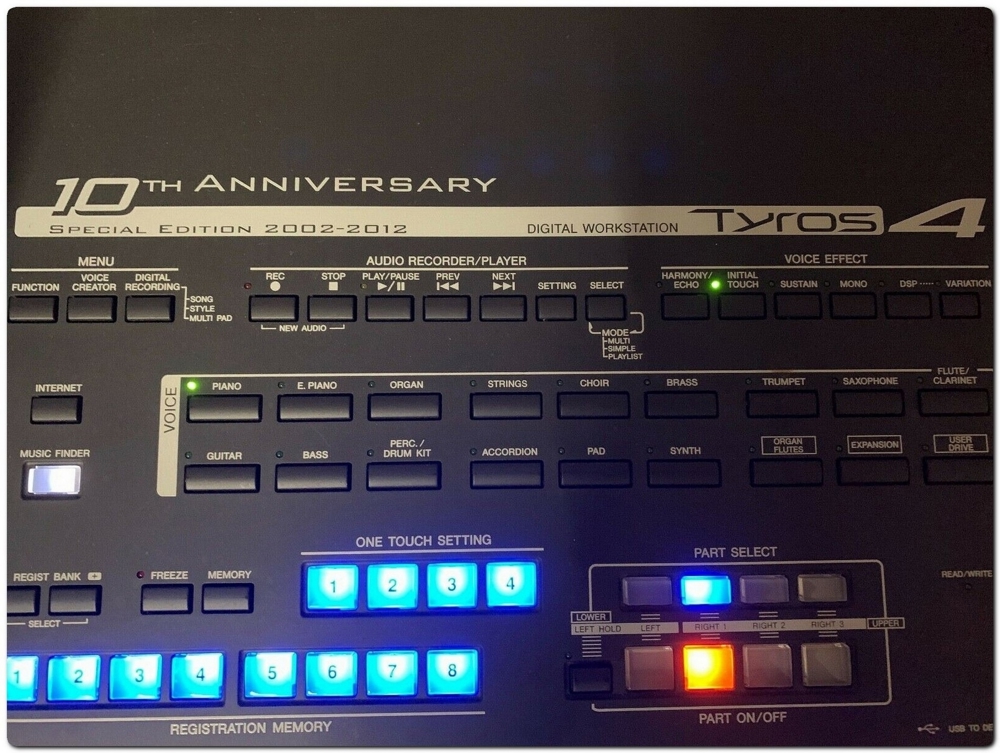 Yamaha Digital Workstation Tyros 4 Special Edition 10th Anniversary