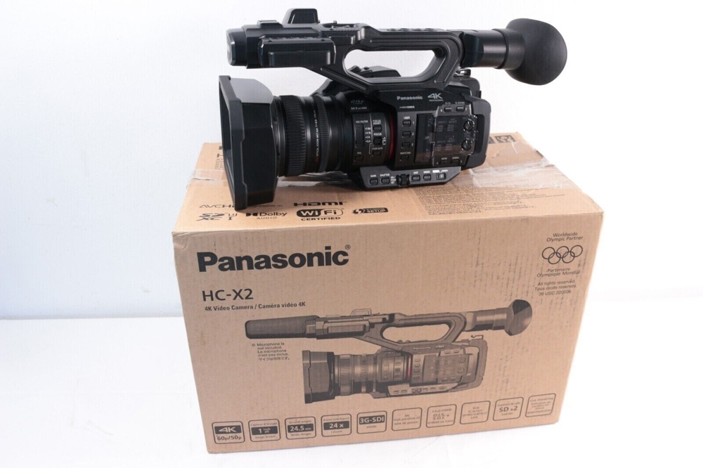 Panasonic HC-X2E Camcorder HC X2 E Ultra HD 4K OVP "WIE NEU"