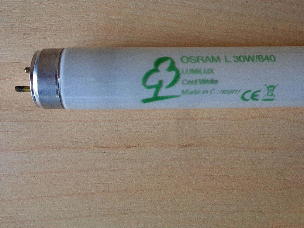 1 Leuchtstoffröhre OSRAM-Lumilux L, 30W (840), 90cm, G13-Stifte, T8, Cool White
