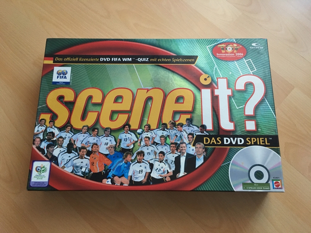 Gesellschaftsspiel scene it? DVD Spiel Fußball Fifa WM 2006 Quiz