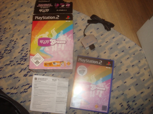 PS2 Game - Playstation 2 - Eye Toy Groove - Kamera mit 2 Spielen