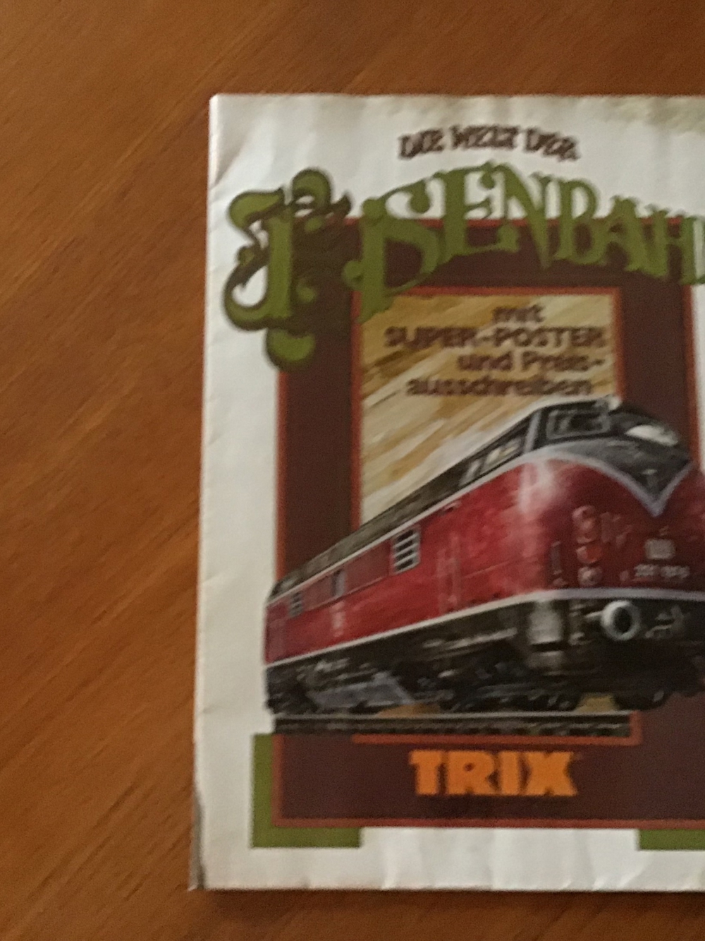 Großes Poster von Trix Modellbahn