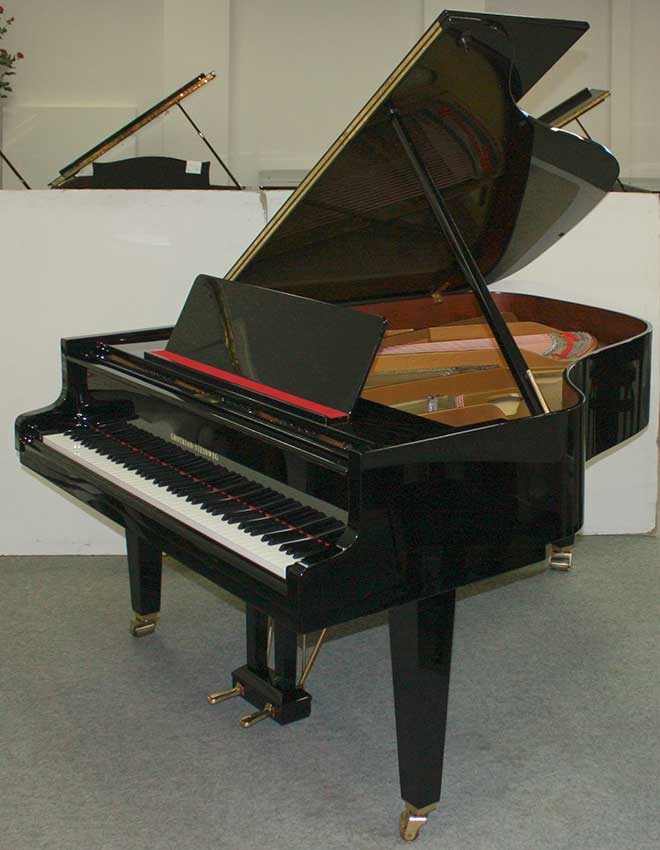 Flügel Klavier Grotrian-Steinweg 189, schwarz poliert, Renner-Mechanik, 5 Jahre Garantie