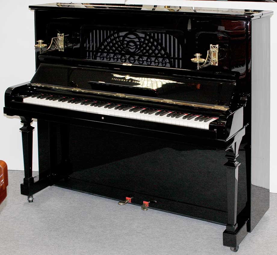 Klavier Steinway & Sons K-132, schwarz poliert, Nr. 152261, 5 Jahre Garantie