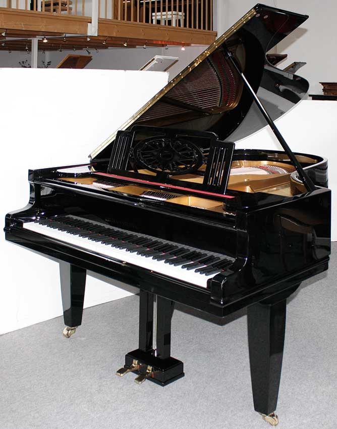 Flügel Klavier Grotrian-Steinweg 200, schwarz poliert, 5 Jahre Garantie