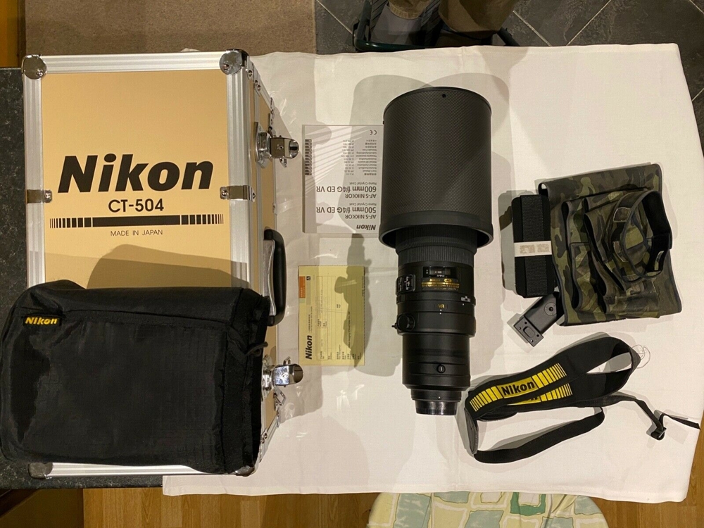Objektiv - AF-S Nikon 500mm f4G ED TOP !!!