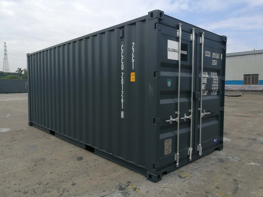 20 Fuß Seecontainer / Lagercontainer / Materiallager / Anthrazit / NEU