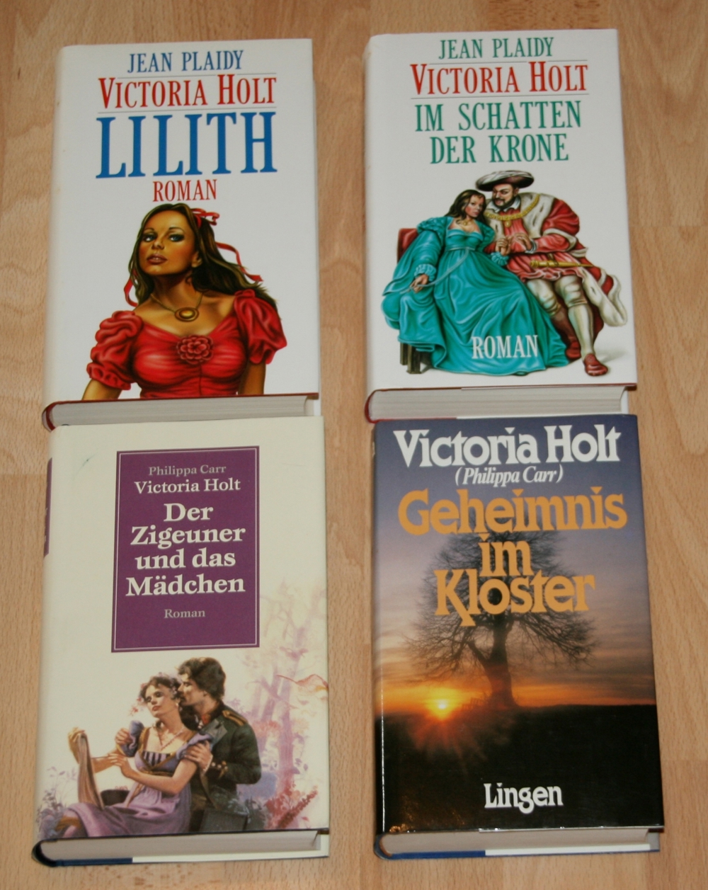KONVOLUT - Romane von Victoria Holt - 4 Bücher - Paket