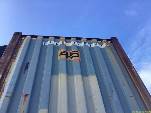 45 Fuß Seecontainer Lagercontainer Container 13,7 Meter lang Shipping