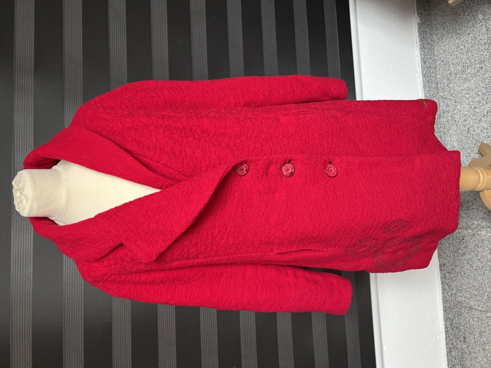 Rote damen Mantel / Jacke von DESIGUAL grosse 46