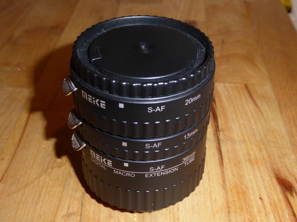 Automatik Makrozwischenringe für Sony Alpha mit A-Mount Bajonett