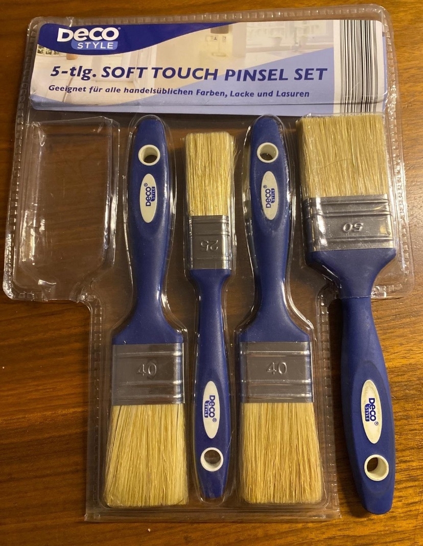 5 teilig Soft Touch Pinsel Set 