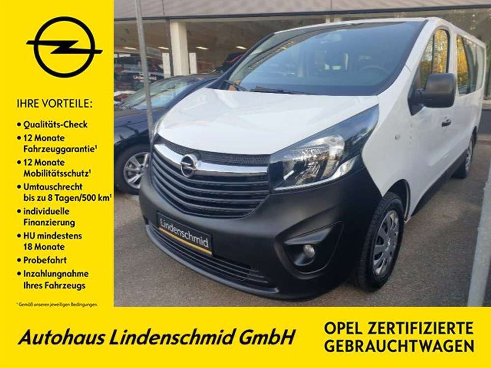Opel Vivaro 1,6D L1H1 , Sitzhzg., Einparkhilfe, Klima, 8 Sitze