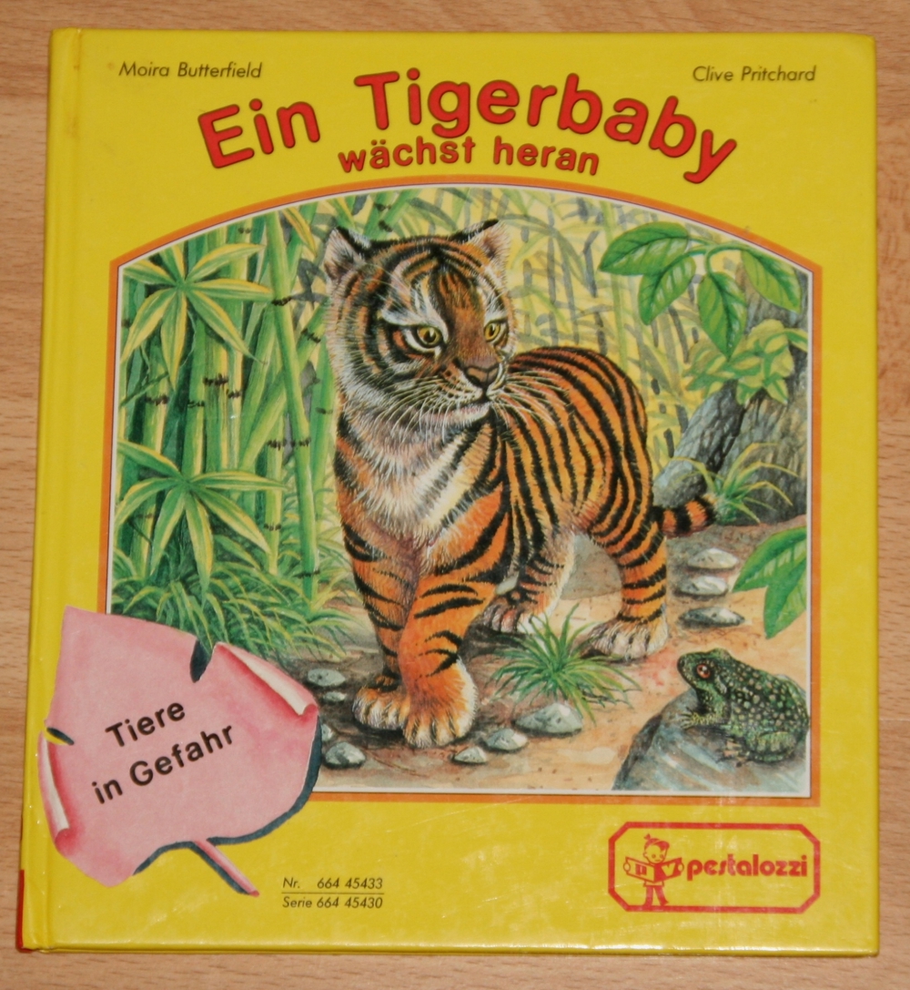 Buch "Ein Tigerbaby wächst heran" - Tiere in Gefahr - ab 3 Jahren