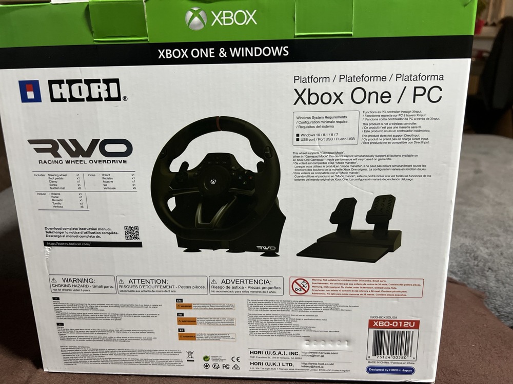 Xbox Hori Racing Wheel