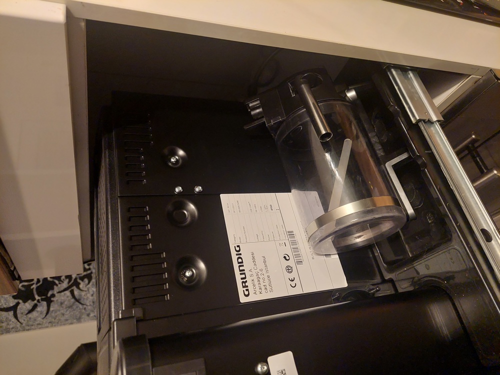 Einbau Kaffeevollautomat Grundig