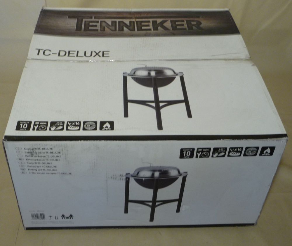 Holzkohlegrill Tenneker TC-Deluxe   54cm, Kugelgrill, Kohlegrill, Grill, Unvollständig ohne Deckel