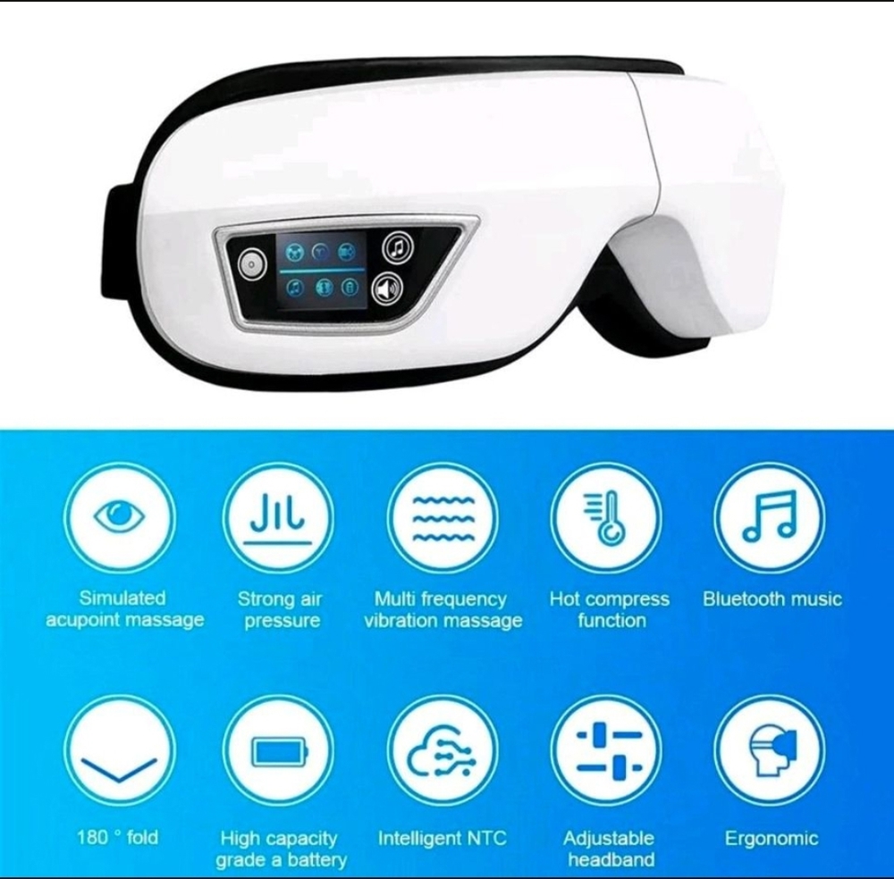 6D Augenmassagegerät Smart Airbag Vibration Press Massage Heizung