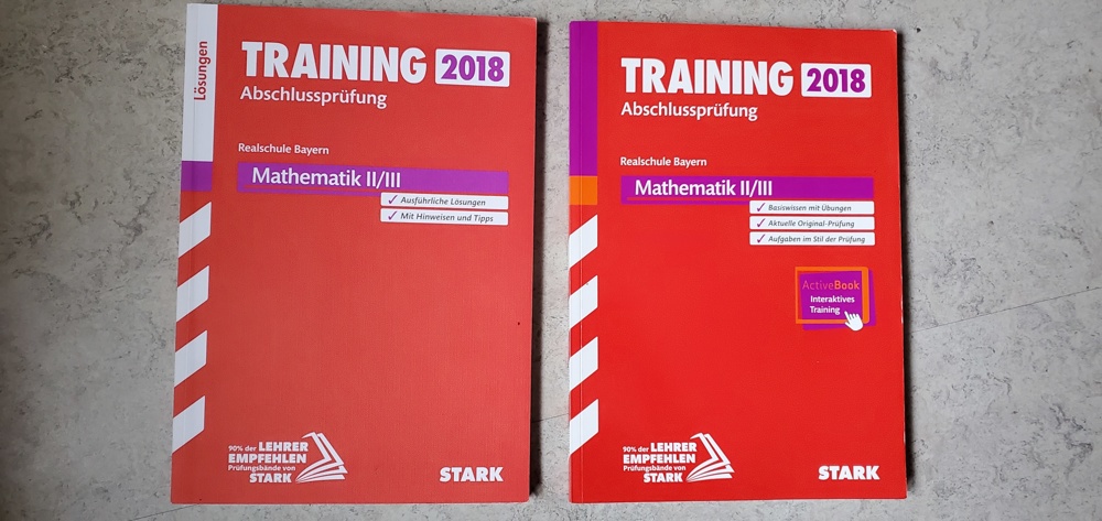 Training 2018 - Mathematik II III Realschule - Bayern - Stark