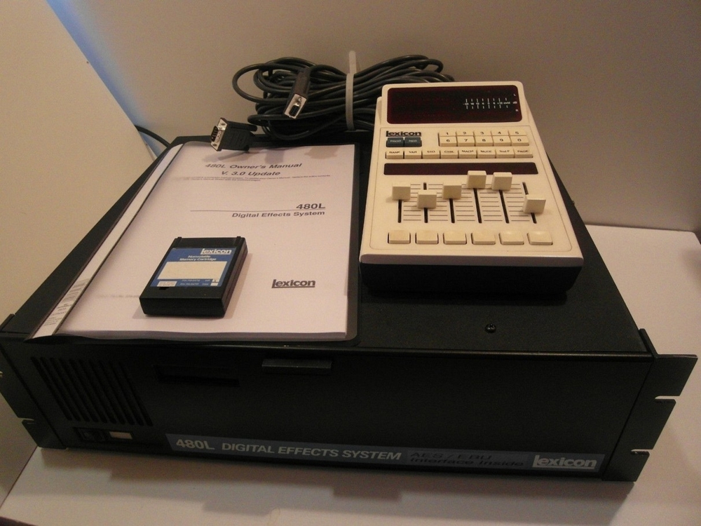 Lexicon 480L mit Larc + digital Option + Kabel + Owner s Manual+Speicherkarte