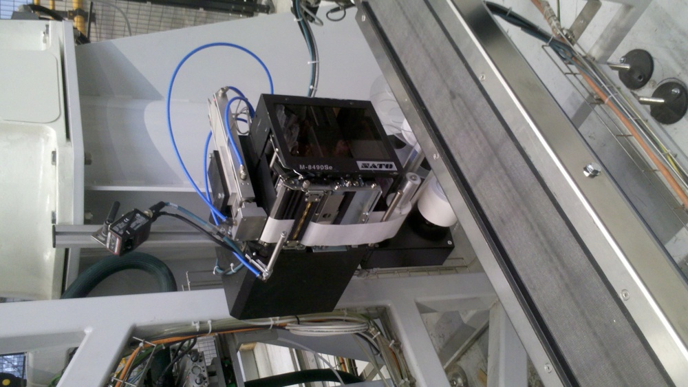 Sato Stempel Etikettiermaschine NEU mit Sato Druckmodul gebraucht M8485se od, M8459se