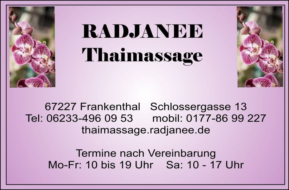 Thaimassage in Frankenthal
