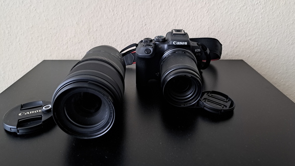 Canon EOS R10 + 18-150mm f3,5-6,3 + RF 100-400mm f5,6-8 (neuwertig, nur 2 x benutzt)