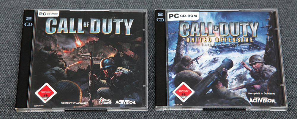 Call of Duty PC CD-Rom PC Game Spiel Sammlung viele Konvolut