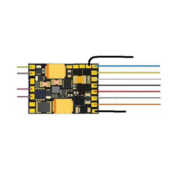 ZIMO Elektronik MS500 Sounddecoder 12 Litzen (nicht mfx) - NEU