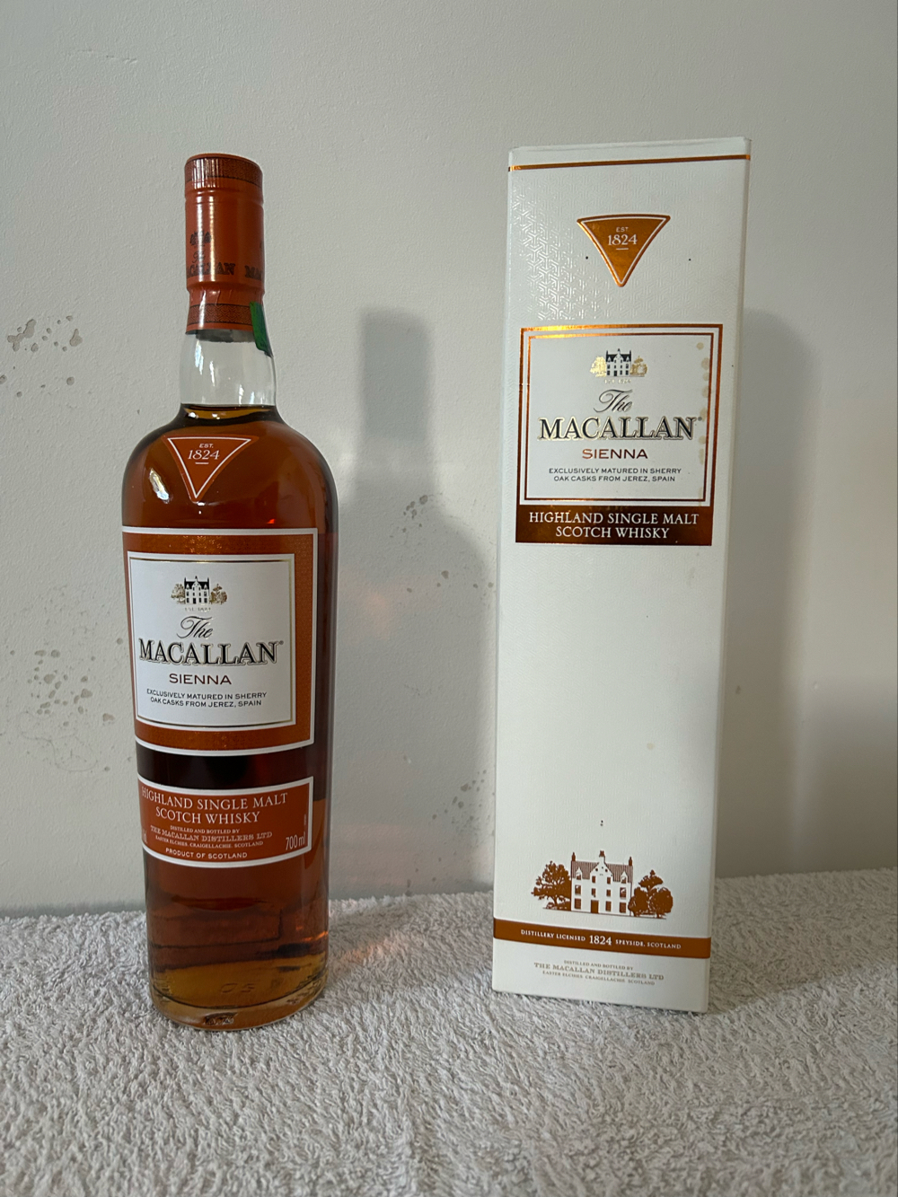 Whisky Macallan Sienna 1824 Sherryfass Lagerung