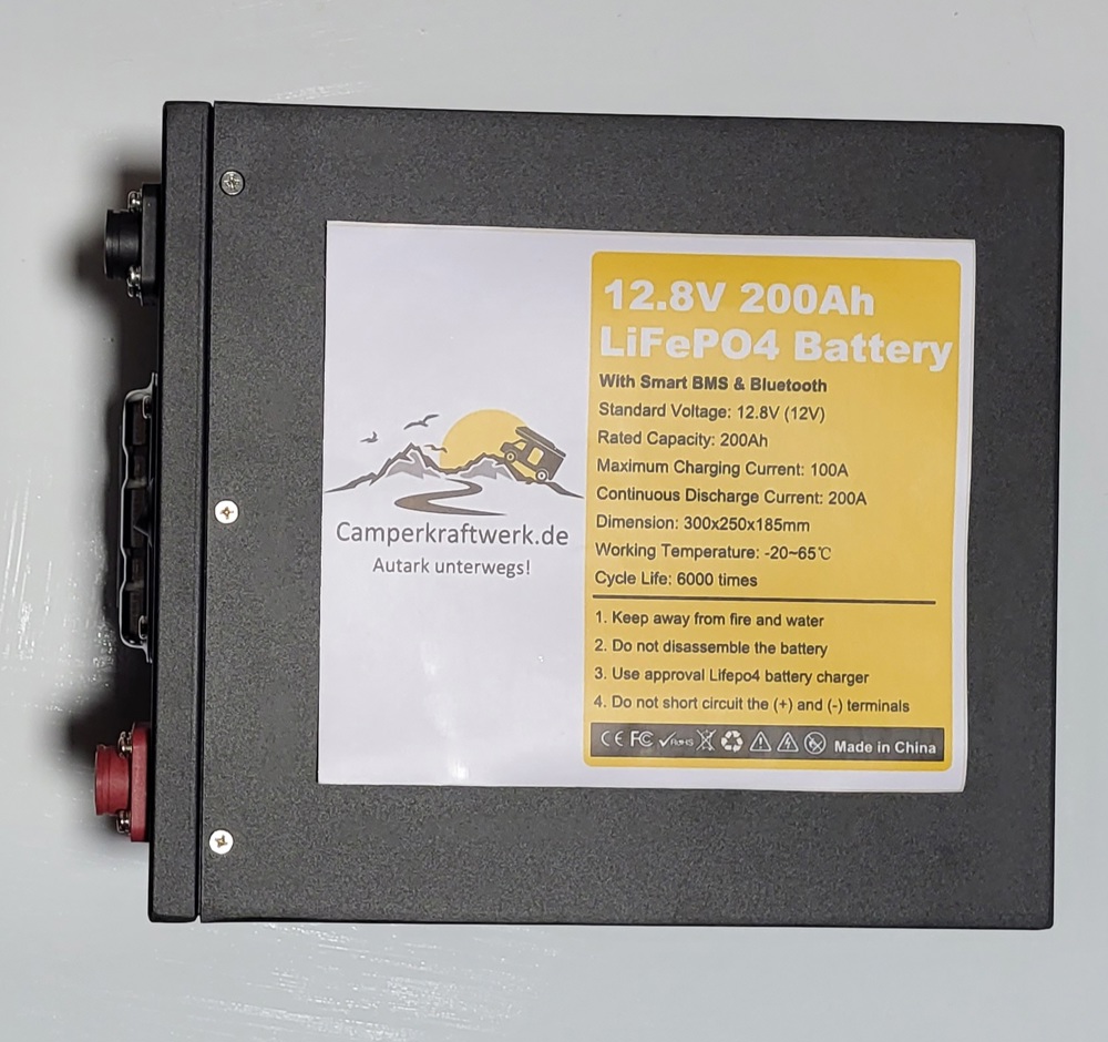 12V 200Ah LiFePO4 Untersitz-Versorgungsbatterie