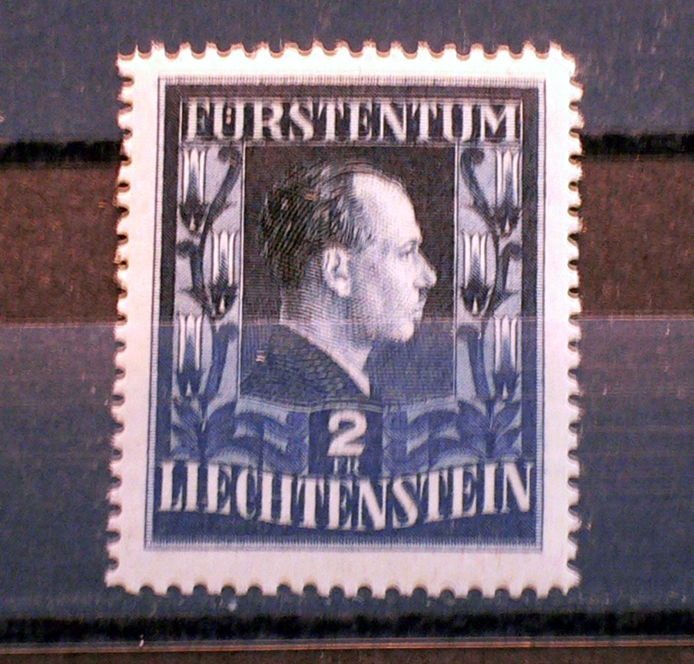 Briefmarken: Liechtenstein 1951 Fürst Franz Josef II.