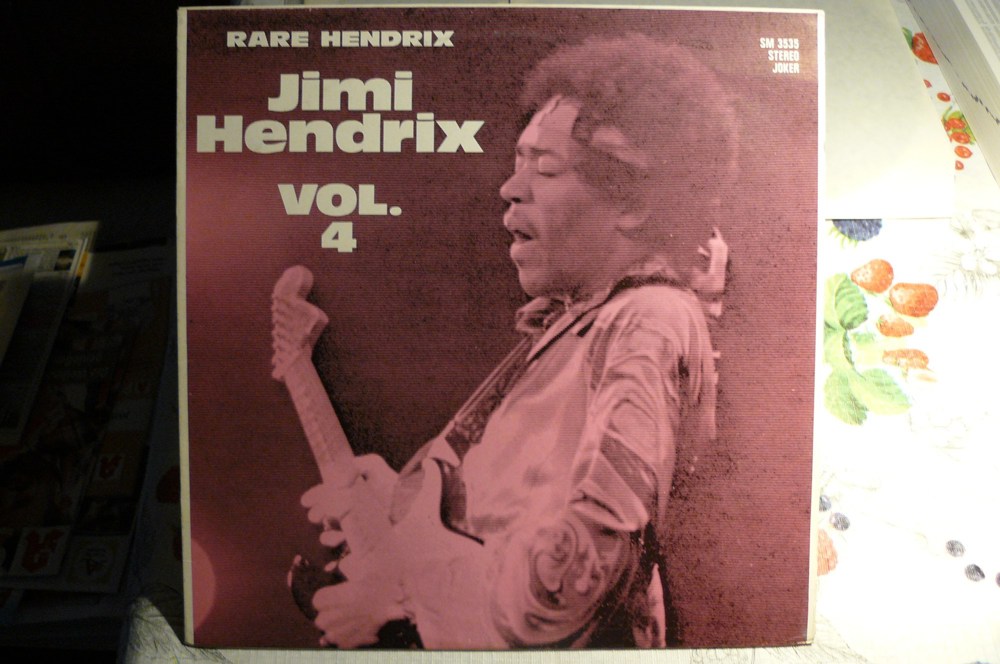 JIMI HENDRIX LP - RARE HENDRIX Vol.4, italienische Ausgabe 1973